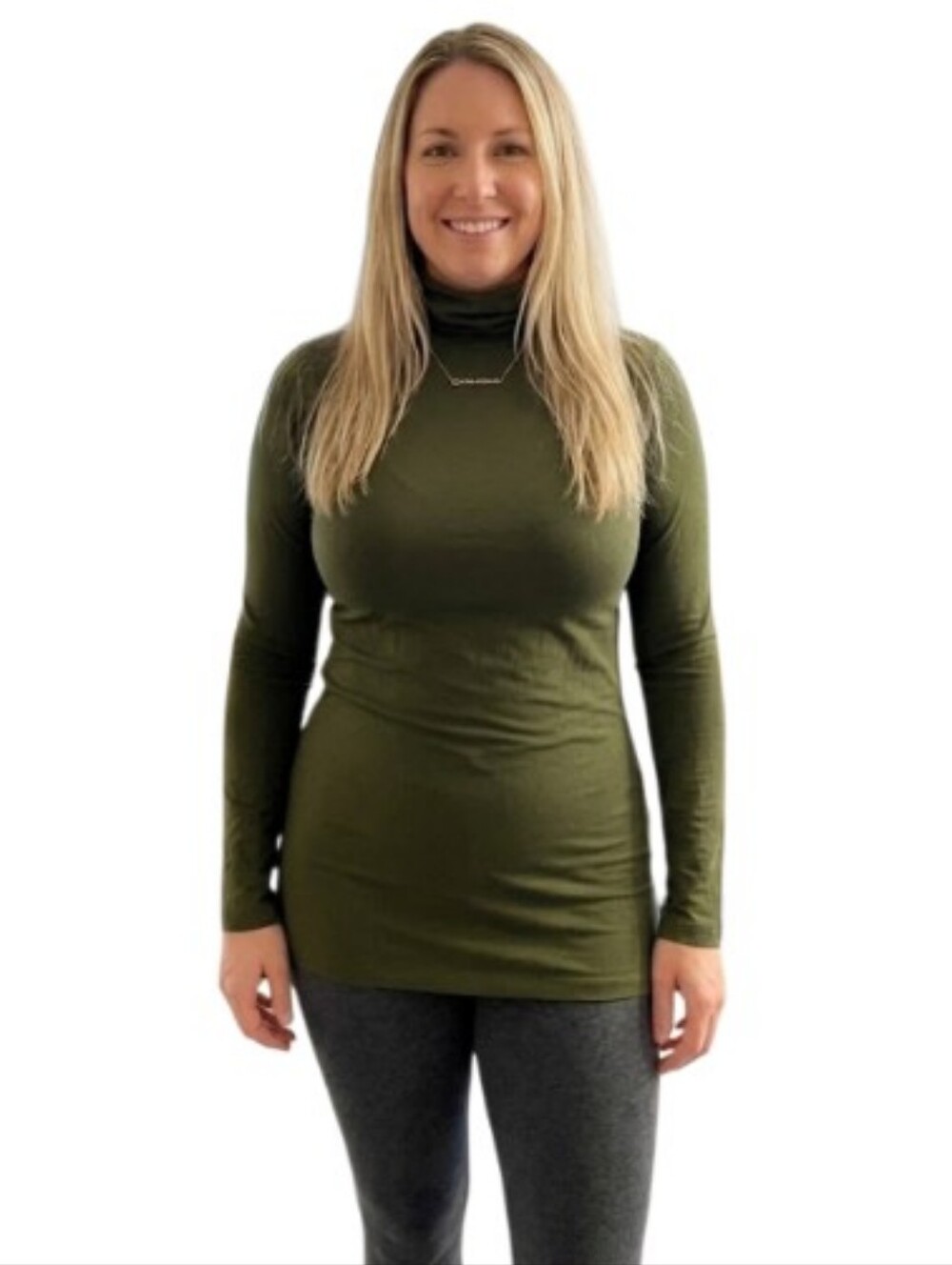"Cynthia Rowley" – Olive Green Size Large Excellenr Condition